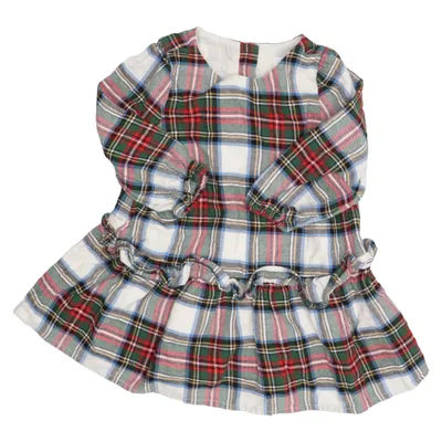 Dress (Red, Green, White) from BabyGap Cotton