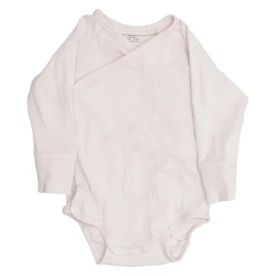 Body (Rose) de Lindex Newborn Coton, Élasthane