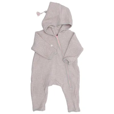 Barboteuse (Gris, Rose) Laine