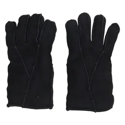 Gants en cuir (Noir) de Royal class Fourrure, Cuir
