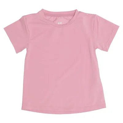 T-shirt (Rose) de H&M Sport Élasthane, Polyester