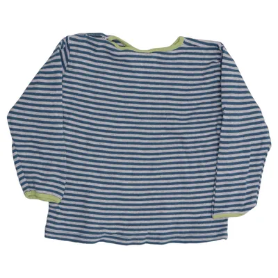 Langarmshirt (Blau, Grau) von Loud + Proud Bio-Baumwolle