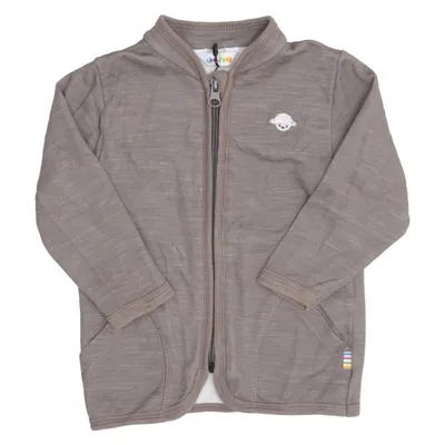 Cardigan (Gris) de Joha Nylon, Coton biologique, Laine