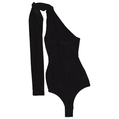 Romper (Zwart) van PrettyLittleThing Elastaan, Polyester