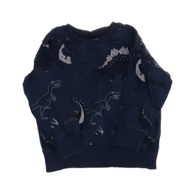 Sweatshirt (Blauw) van Lindex Kids Katoen, Elastaan