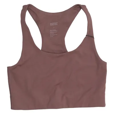 Sport-BH (Brun) från Girlfriend Collective Elastan, Återvunnen polyester