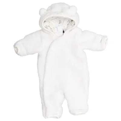 Overall (Wit) van Lindex Newborn Katoen, Polyester