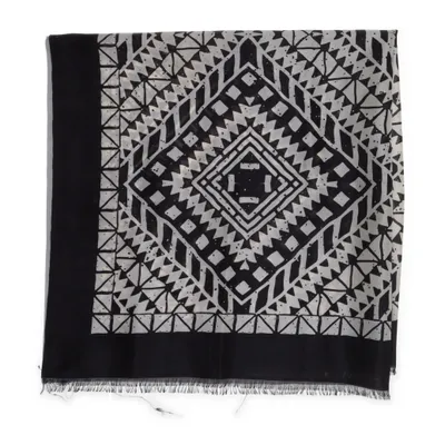 Scarf (Vit, Svart)