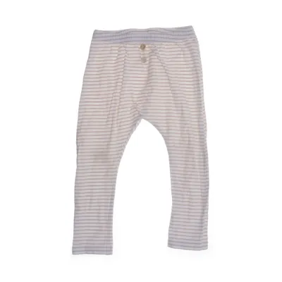 Pyjamahose (Weiß, Beige)