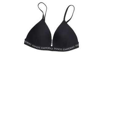 Bikini top (Black) from Panos Emporio Elastane, Polyamide