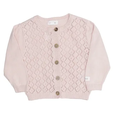 Cardigan (Roze) van Newbie by KappAhl Organisch katoen