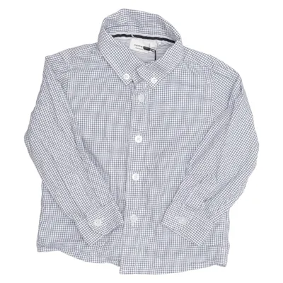 Shirt (Blue, White) from Name It Minimize Cotton