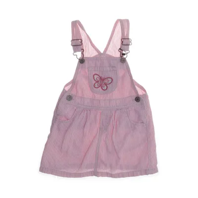 Hängselklänning (Rosa, Vit) från OshKosh B'gosh Bomull