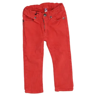 Jean (Rouge) de Blingo Élasthane, Coton biologique