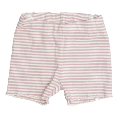 Short (Rose, Blanc) de H&M Adorables Coton, Élasthane