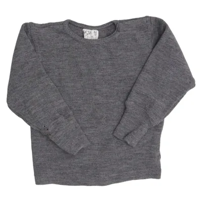 Long sleeve T-shirt (Gray) from Many Months Merino wool