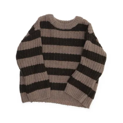 Trui (Groen, Beige) van Zara Katoen, Polyamide, Wol