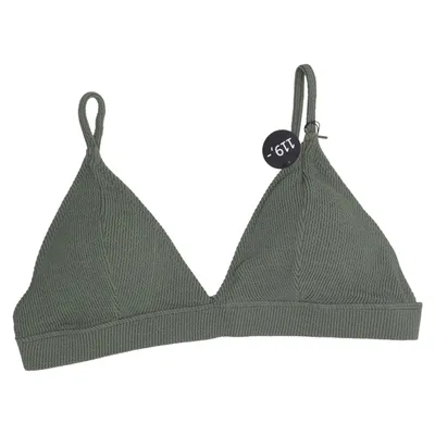 Bikini top (Green) from VRS Elastane, Polyamide