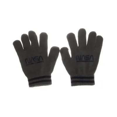 Gloves (Green, Black) from Nasa Acrylic, Elastane, Polyester