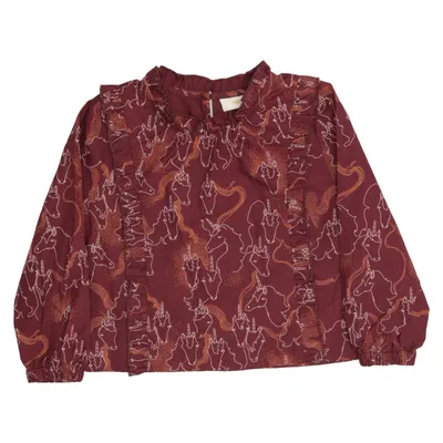 Blouse (Purple, Multicolored) from Soft Gallery