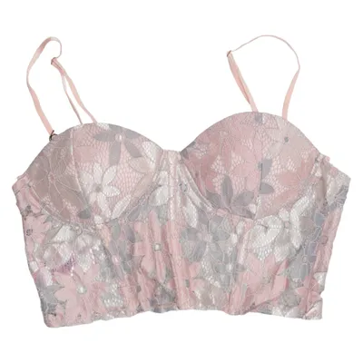 Bustier (Pink, Grå, Flerfarvet) fra Loavies Bomuld, Polyamid, Polyester