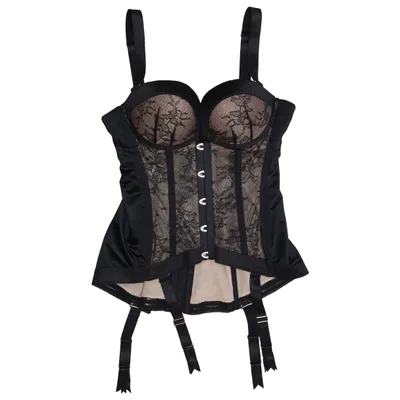 Korset (Sort, Beige) fra Gossard Elastan, Polyamid, Polyester
