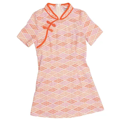 Cheongsam (Orange, Pink, Hvid) fra Mini Mini