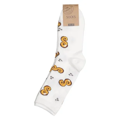 Strømper (Hvid, Gul, Brun) fra Socks Økologisk bomuld