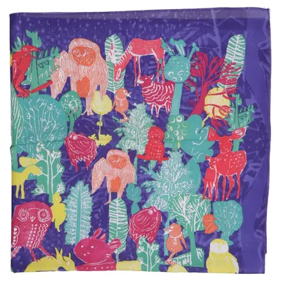 Halsdoek (Blauw, Meerkleurig) van Lush Gerecycled polyester