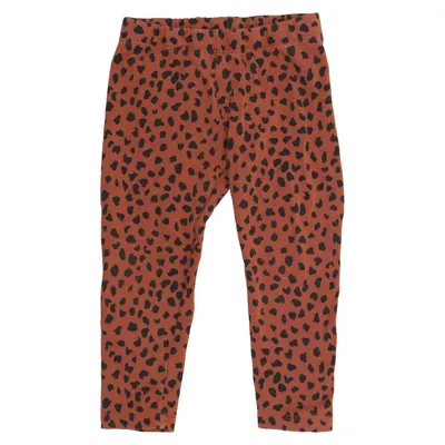 Leggings (Bruin, Zwart) van Lindex Kids Katoen, Elastaan