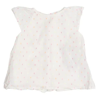 Robe (Blanc, Multicolore) de Bout'chou Coton, Polyester