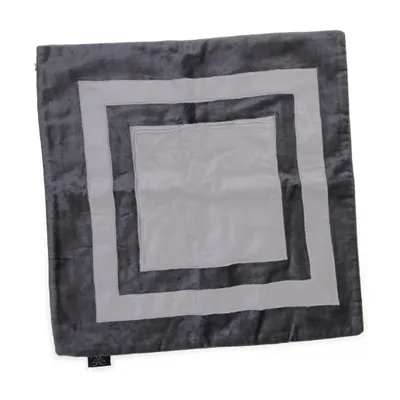 Cushion cover (Gray, White) from Classic Collection Cotton, Viscose