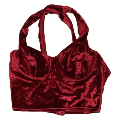 Bustier (Röd) från Huit Acetat, Elastan, Polyamid