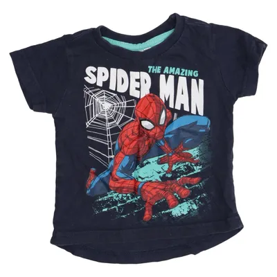 T-shirt (Blauw, Meerkleurig) van Marvel Spiderman Katoen