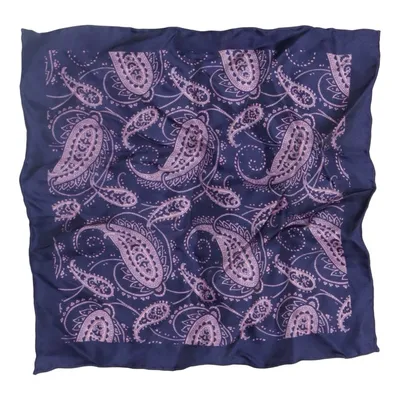 Mouchoir (Bleu, Violet) de 7East Soie