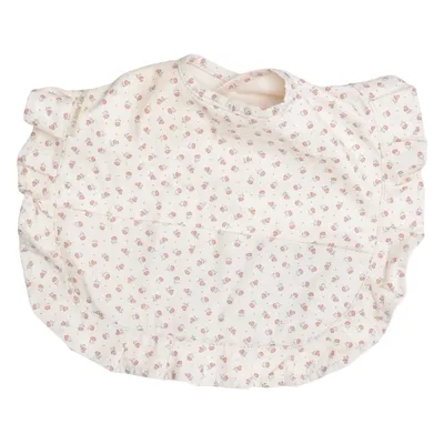 Bib (Beige, Multicolored) from Mrs. Mighetto