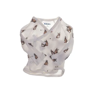 Body (White, Brown) from Rikiki Cotton, Elastane