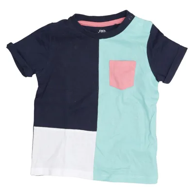 T-shirt (Bleu, Blanc, Vert, Multicolore) de Fred & Flo Coton