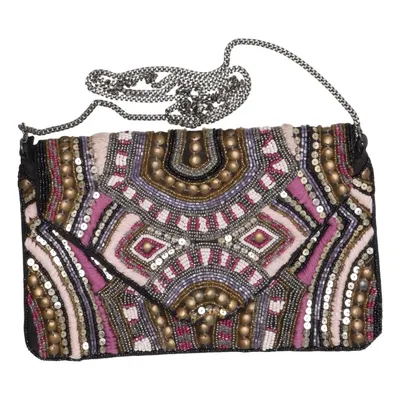 Clutchtaske (Sort, Flerfarvet) fra Atmosphere Bomuld, Polyester, Polyurethan