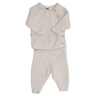 Ensemble (Beige) de Voksi Laine de mouton