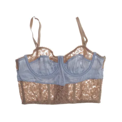 Bustier (Blå, Beige) fra Urban Outfitters