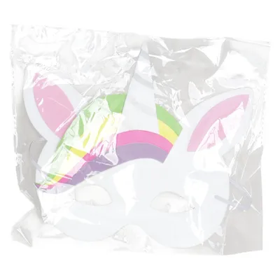 Maskeradmask (Vit, Flerfärgad) från Henbrandt