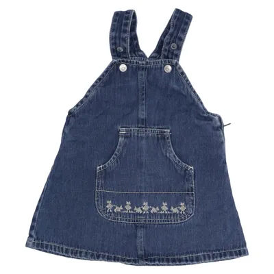 Hängselklänning (Blå) från H&M Baby Bomull