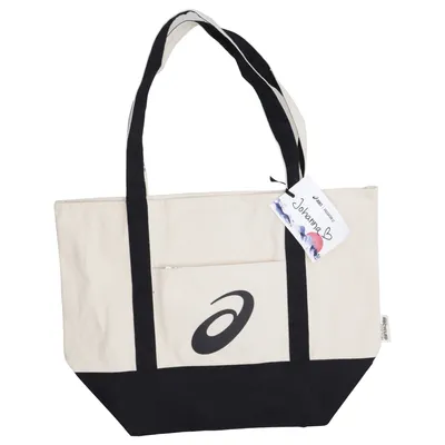 Canvas bag (Beige, Black) from Asics