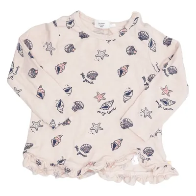 T-shirt à manches longues (Rose, Multicolore) de Feetje Élasthane, Coton biologique