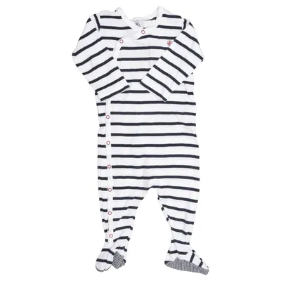 Sparkdräkt (Vit, Blå) från Petit Bateau