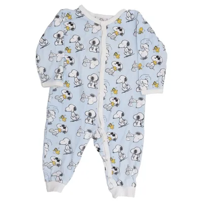 Barboteuse (Bleu, Multicolore) de Snoopy Coton