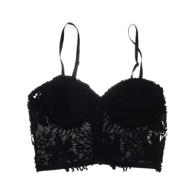 Bustier (Black) from Charlotte Russe Elastane, Polyester