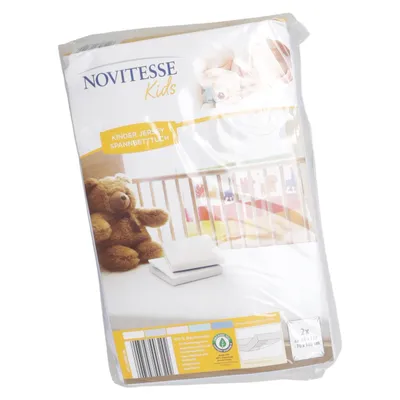 Housse de matelas (Kinder Jersey Spannbetttuch) de Novitesse Coton biologique