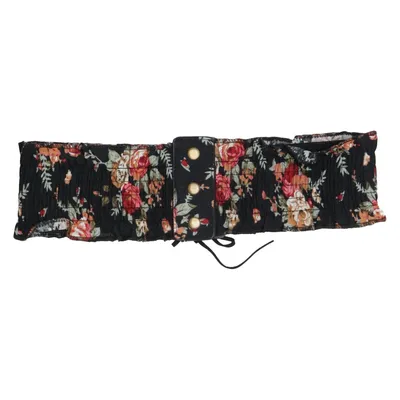 Taljebælte (Sort, Flerfarvet) fra Tedi Elastan, Polyester